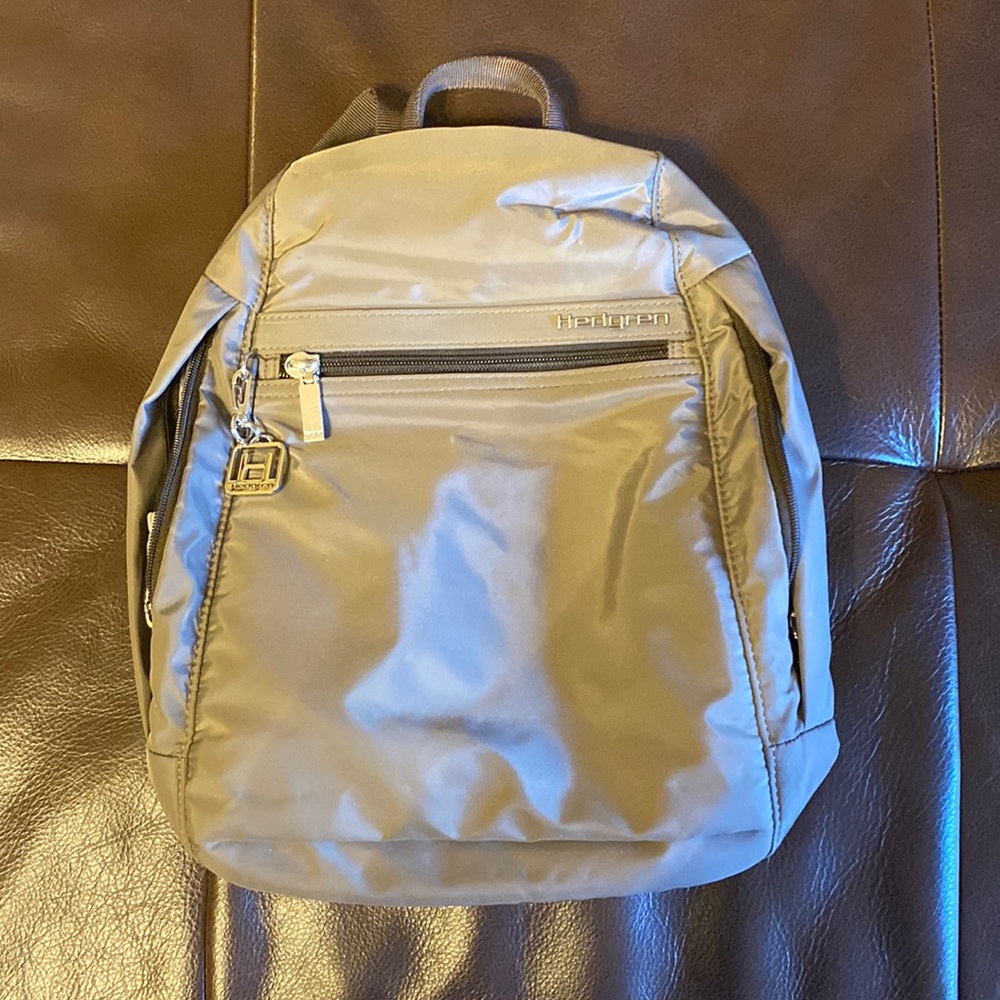 Hedgren -sepia/taupe color mini backpack. Only wore handful of times EUC.